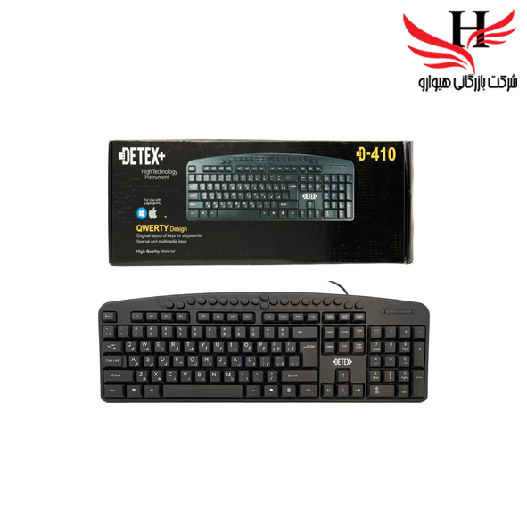 تصویر کيبورد سيم دار ديتکس DETEX-D410